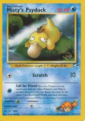 Misty's Psyduck 54/132 Gold W Stamp - 2000 Top Deck Magazine